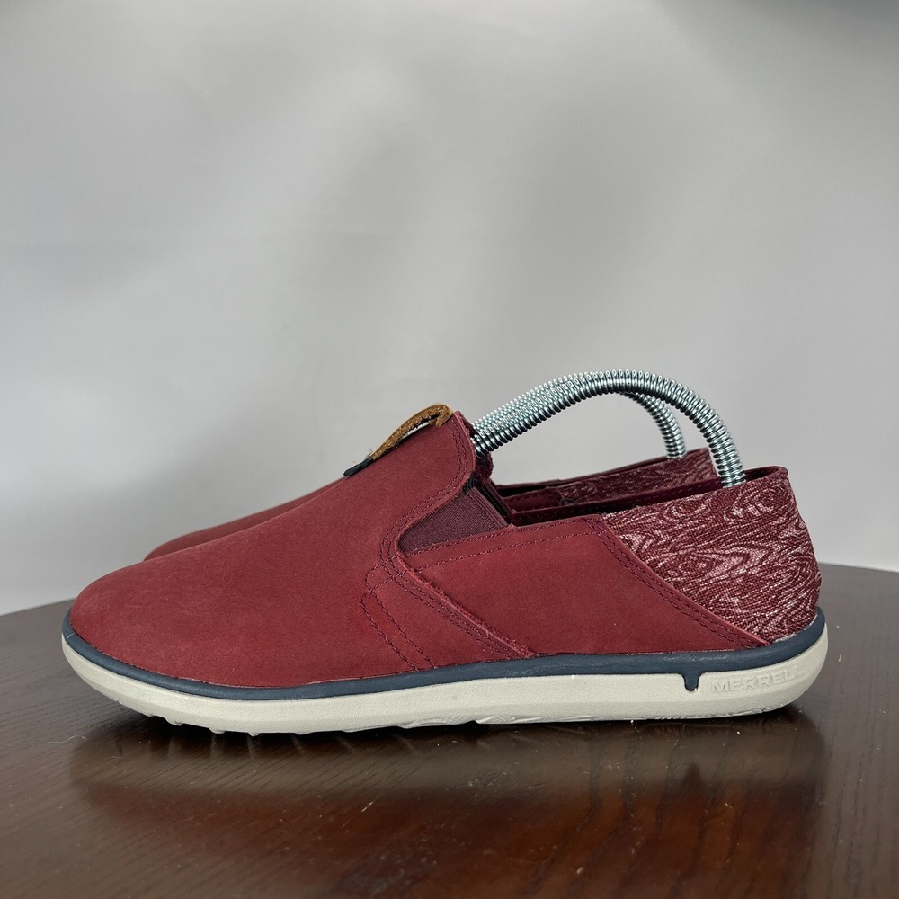 Merrell Andorra Duskair Moc Shoes Women's 6.5 Red‎ Slip On Low Casual Sneakers